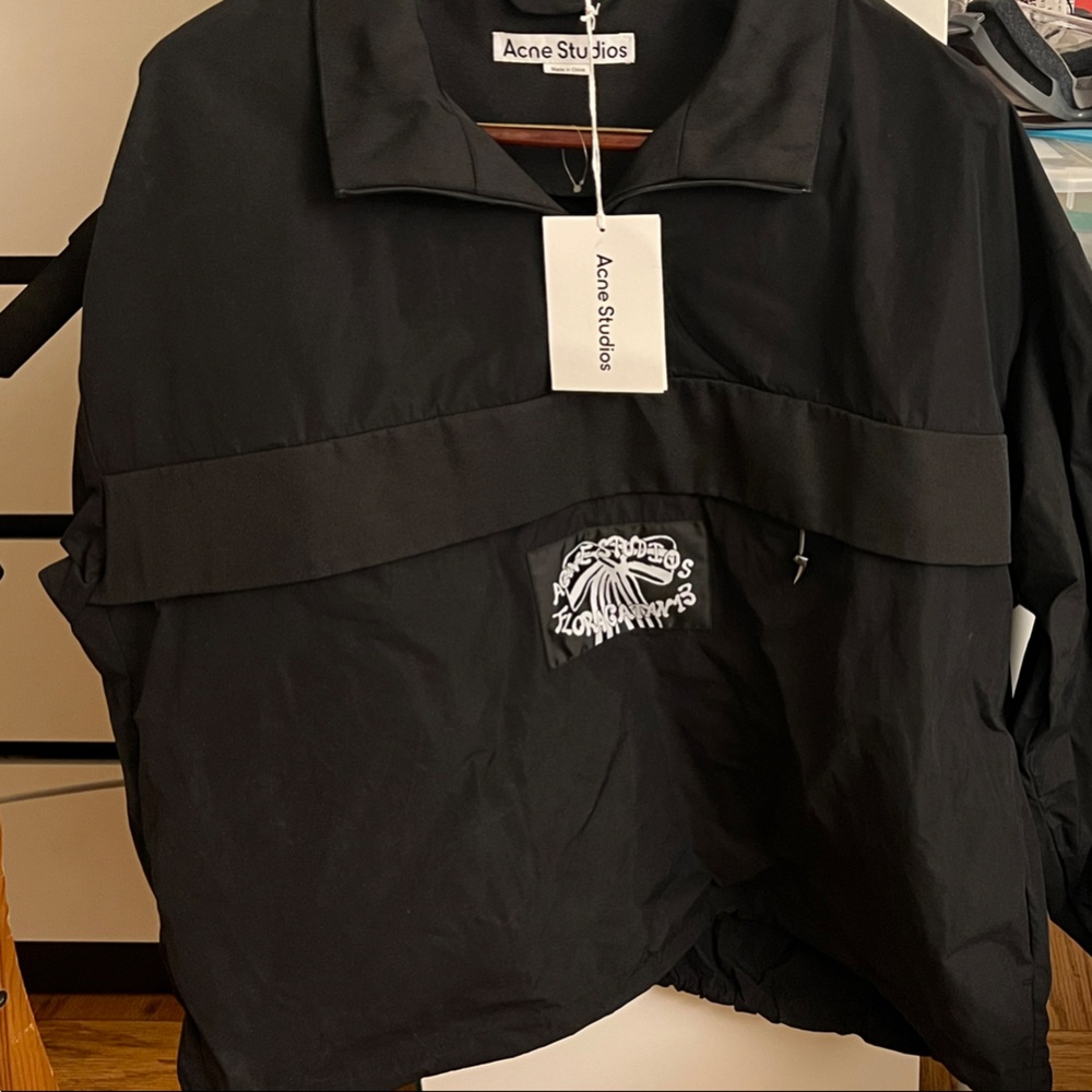 Acne Black Embroidered long sleeve